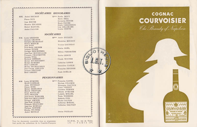 Les programmes de TThéatre de l\